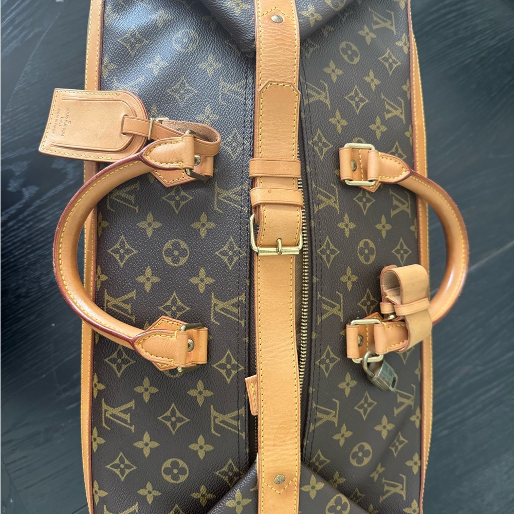 Louis Vuitton Brown Monogram Duffel Bag with Vachetta Leather - Picture 6 of 14